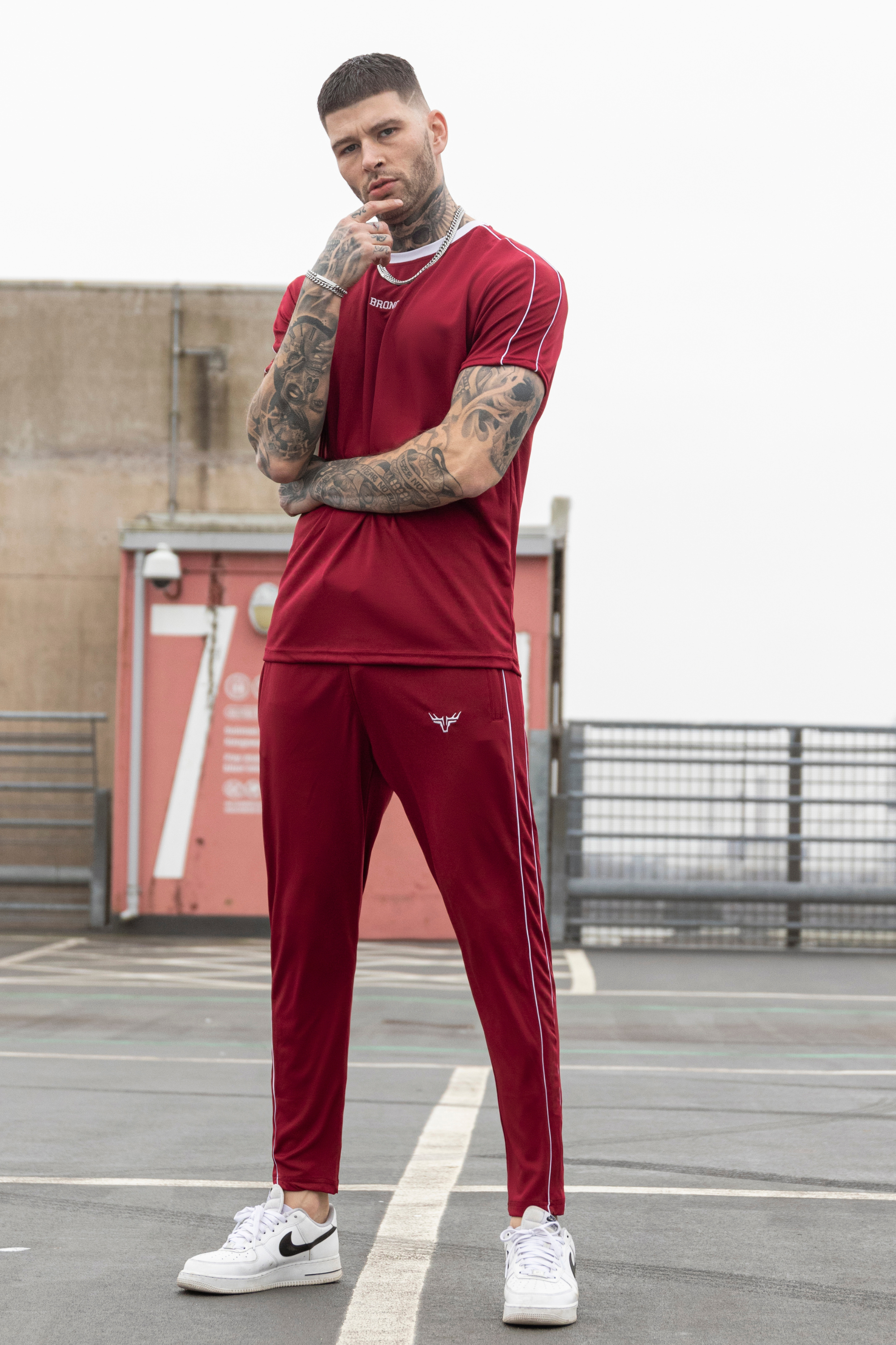 Broncoo Burgundy Clan Tracksuit