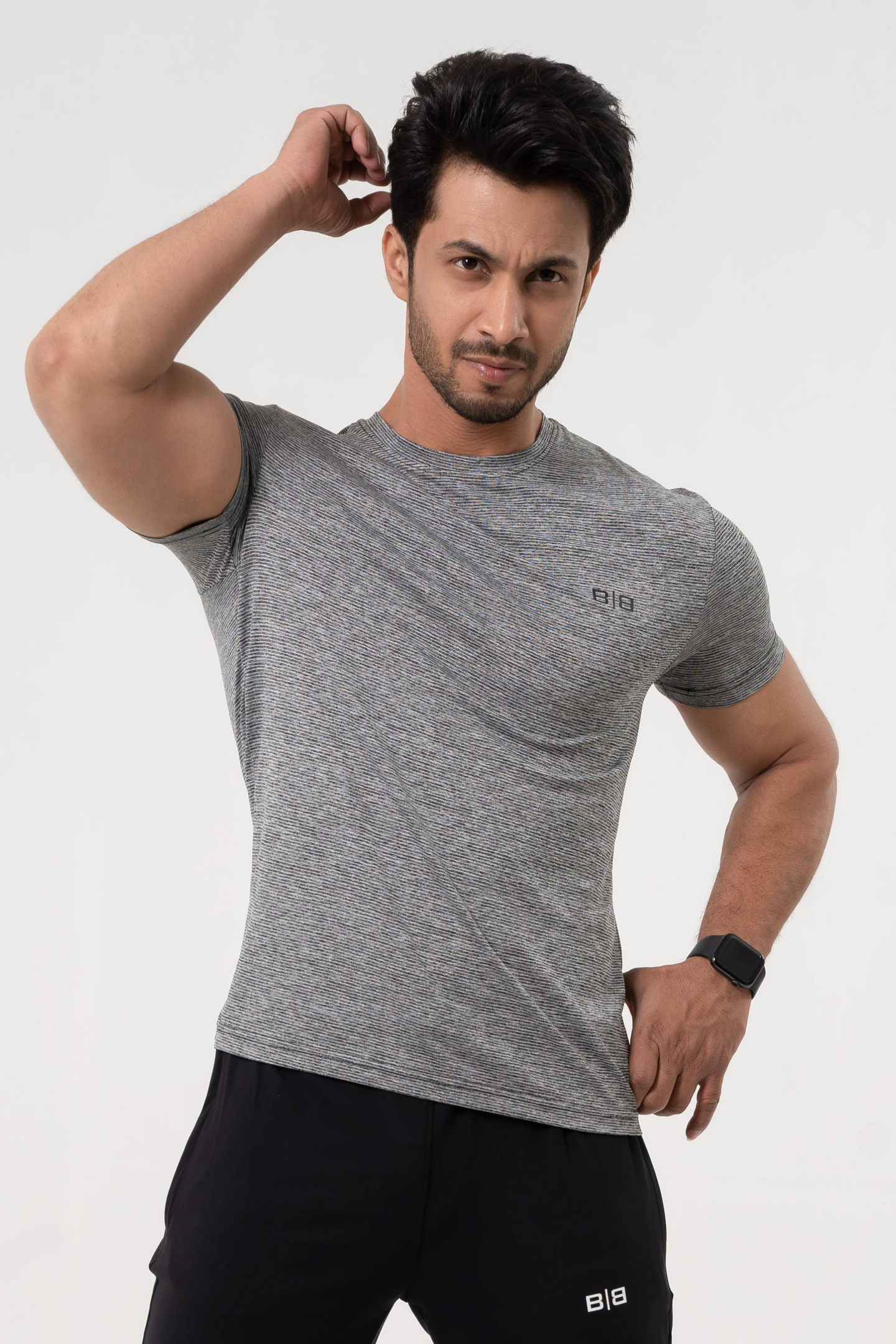 B/B Slub Grey T-Shirt