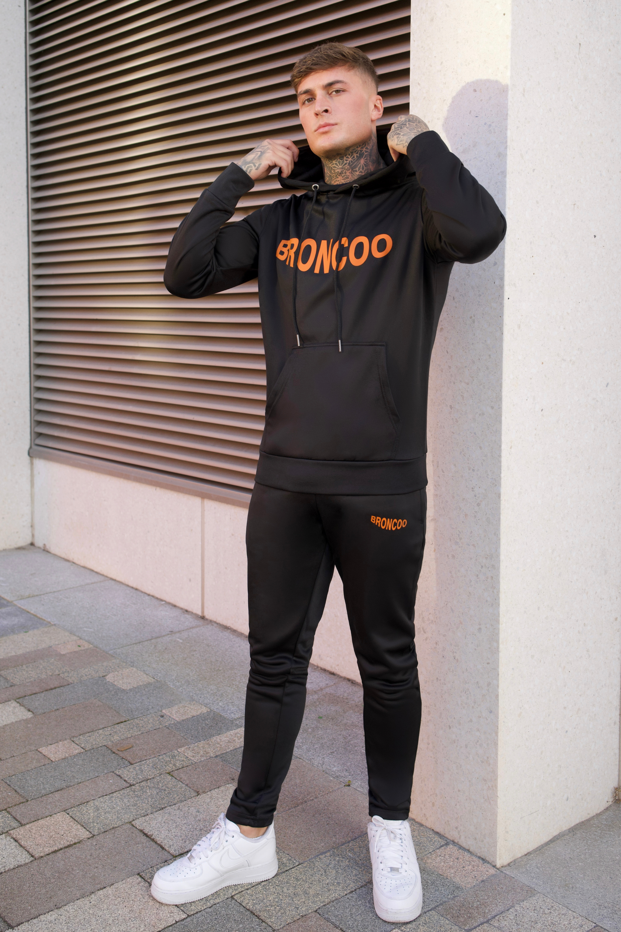 BT Black Hoodie Tracksuit