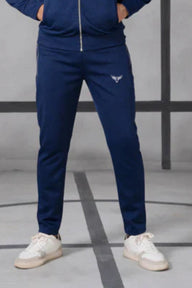 Navy Cationic Trouser