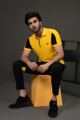 Broncoo Yellow Piqué Tracksuit