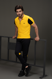 Broncoo Yellow Piqué Tracksuit