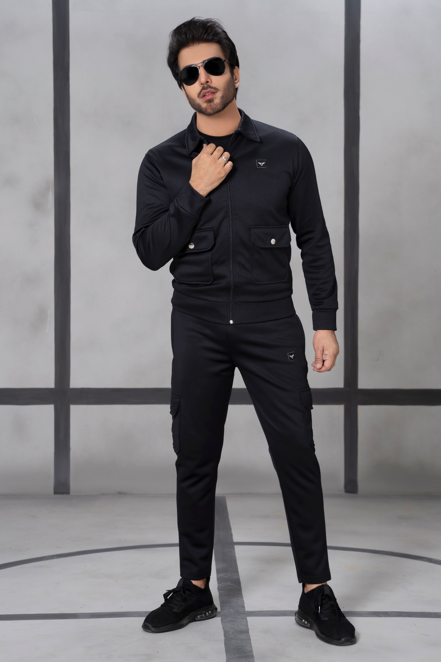 BT Black Flap Tracksuit