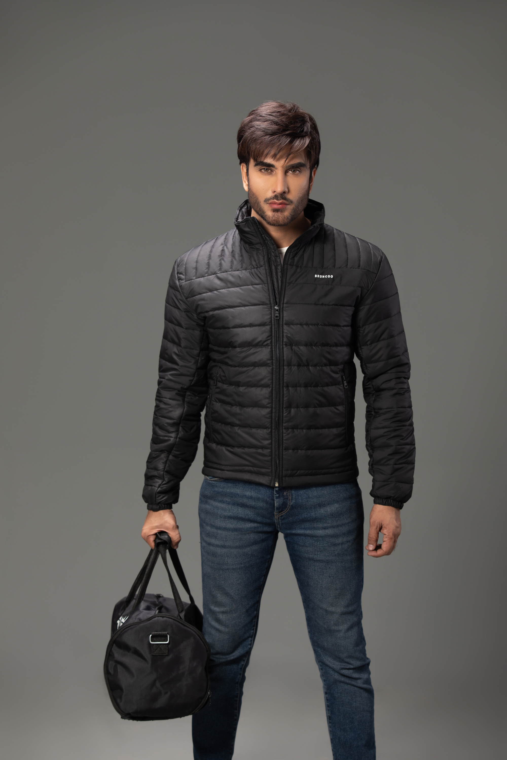 Packable Black Puffer Jacket