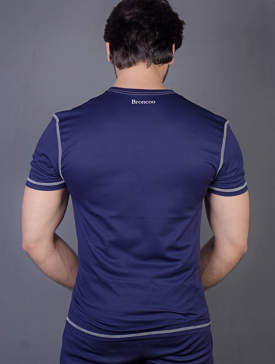 Navy performance Fit Tracksuit