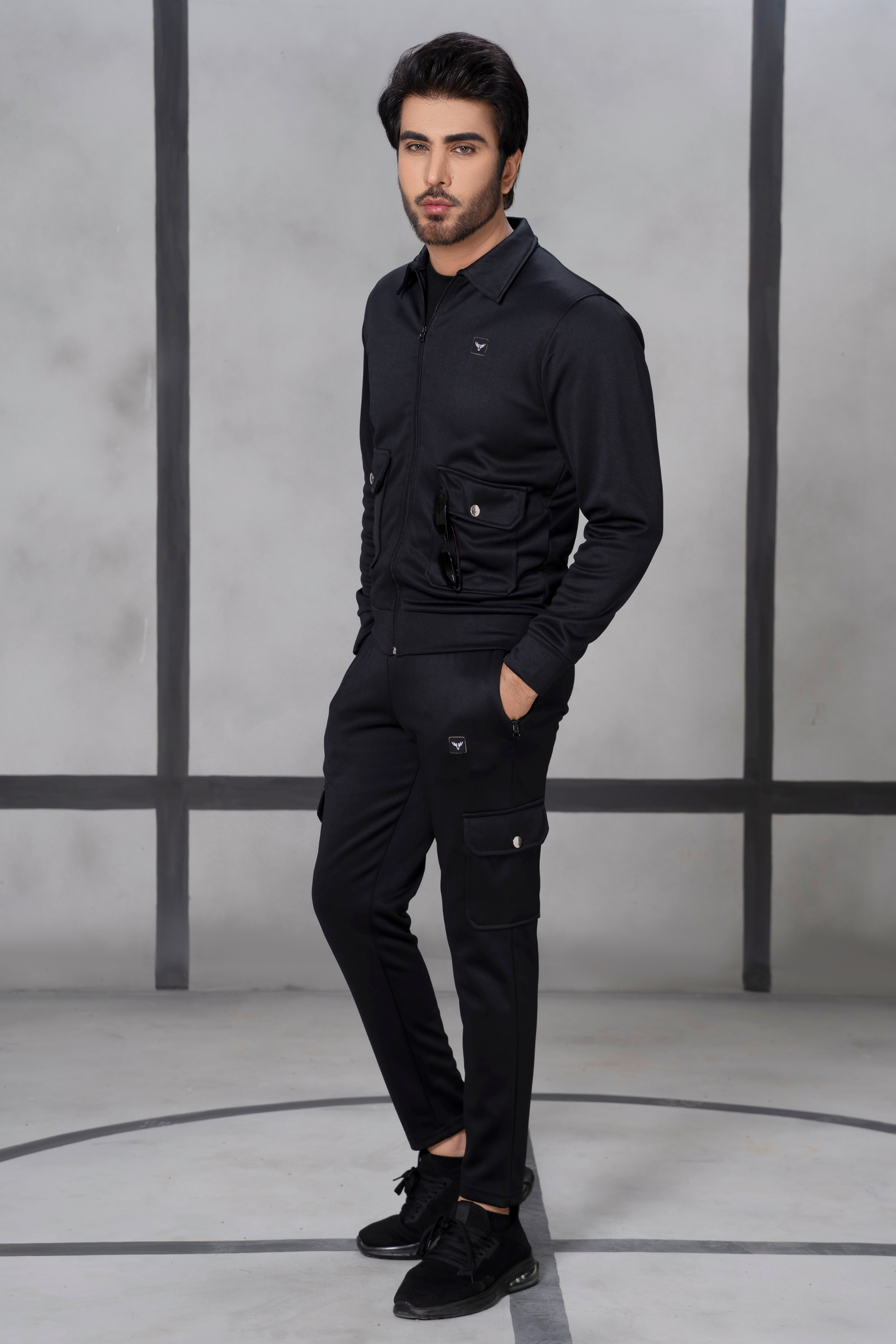 BT Black Flap Tracksuit