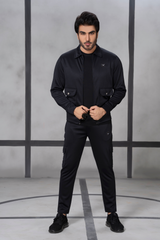 BT Black Flap Tracksuit