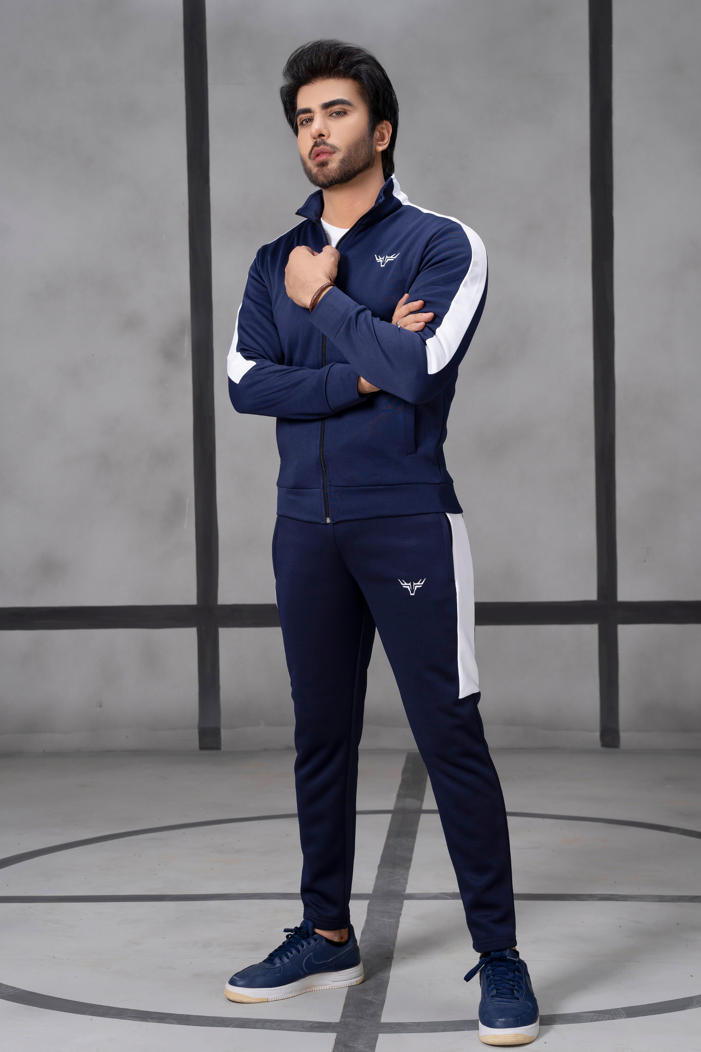 Broncoo Navy White Tracksuit